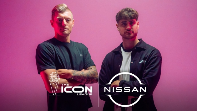 Nissan wird Partner der Icon League - Nissan wird Partner der neu gegründeten Icon League, der neuen Fußball-Kleinfeldliga Toni Kroos (links) und Streamer Elias "Eli" Nerlich (rechts) - Quelle: Nissan